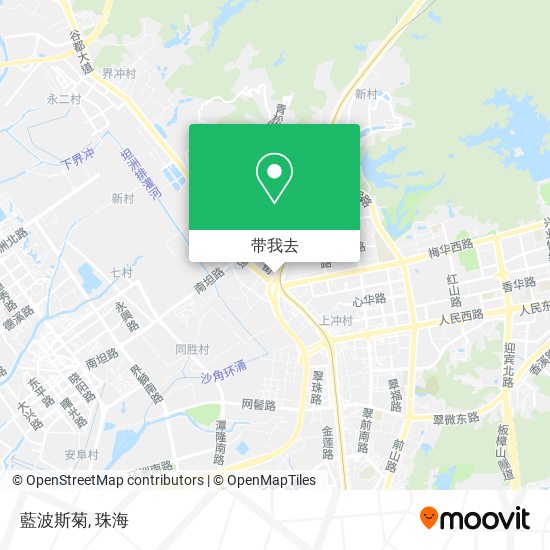 藍波斯菊地图