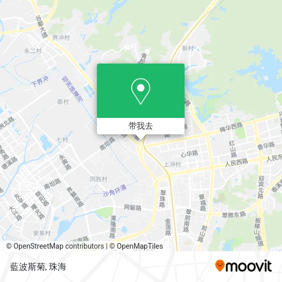 藍波斯菊地图