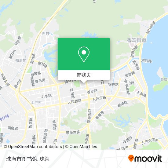 珠海市图书馆地图