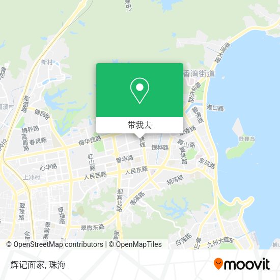 辉记面家地图