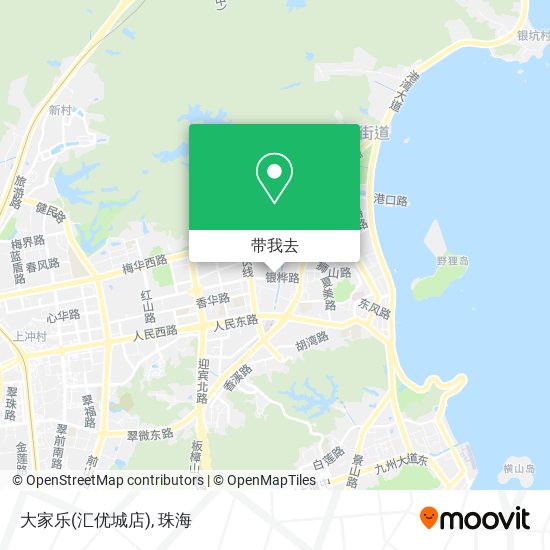 大家乐(汇优城店)地图