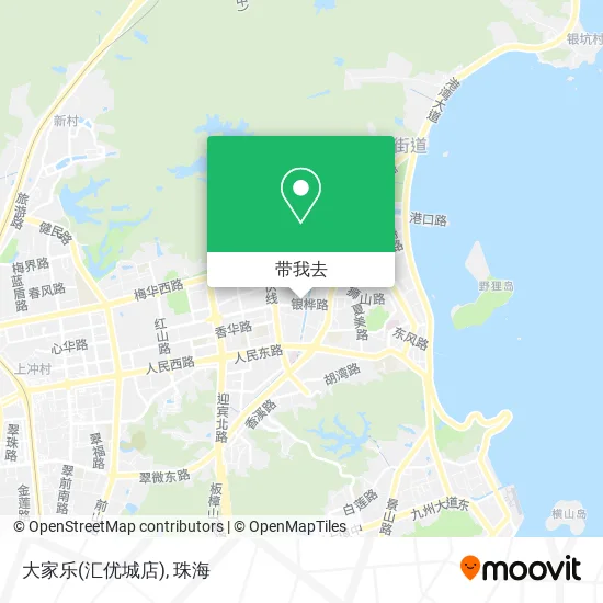大家乐(汇优城店)地图
