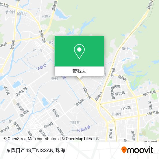 东风日产4S店NISSAN地图