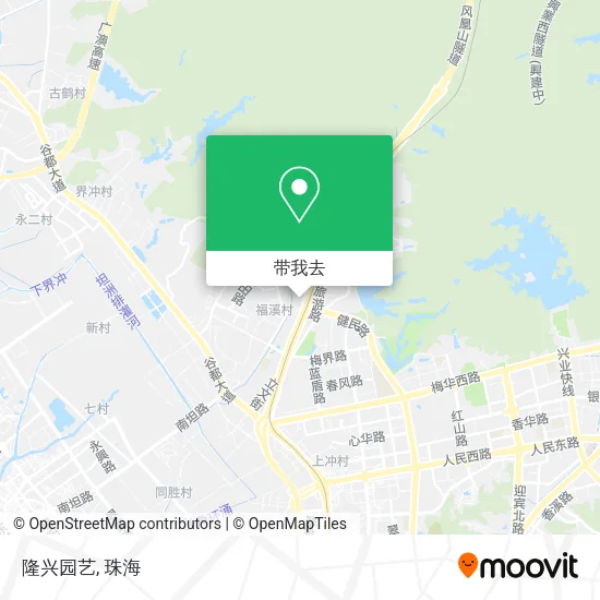 隆兴园艺地图