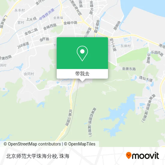 北京师范大学珠海分校地图