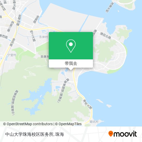 中山大学珠海校区医务所地图