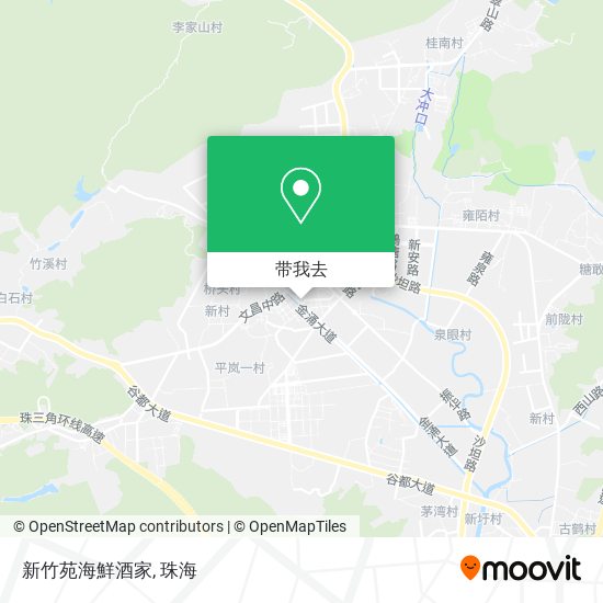 新竹苑海鮮酒家地图
