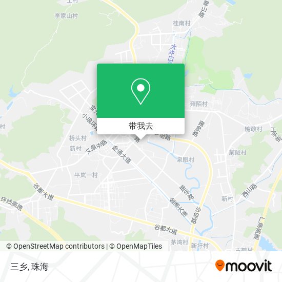 三乡地图