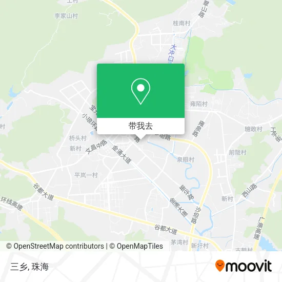 三乡地图