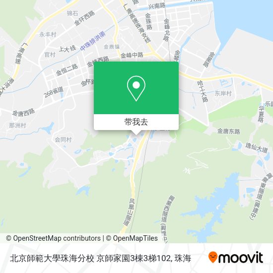北京師範大學珠海分校 京師家園3棟3梯102地图