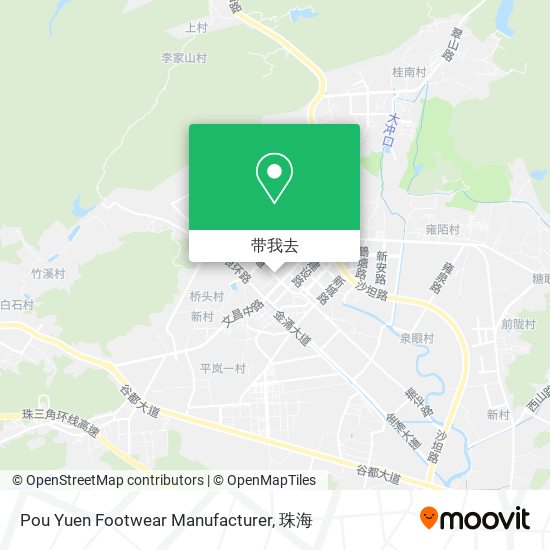 Pou Yuen Footwear Manufacturer地图