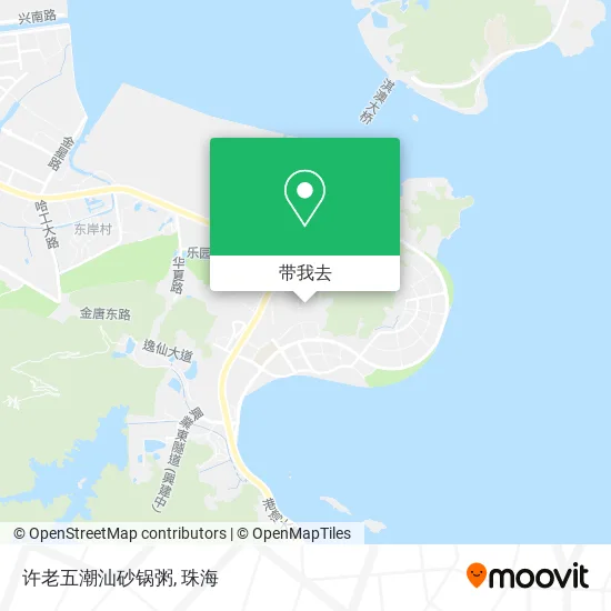 许老五潮汕砂锅粥地图
