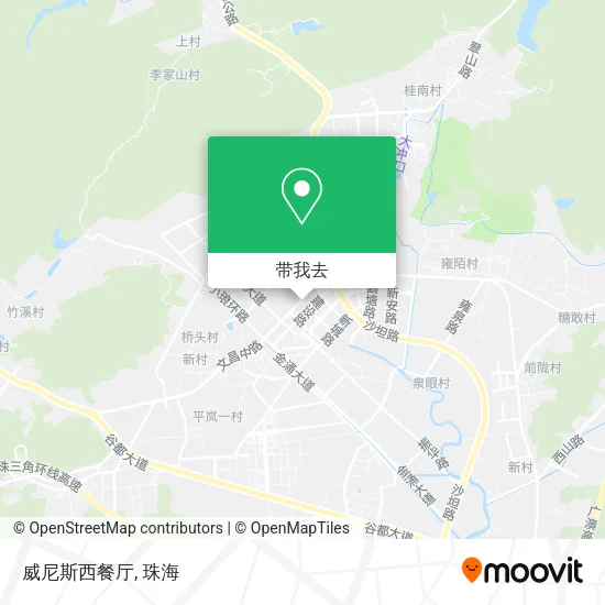 威尼斯西餐厅地图