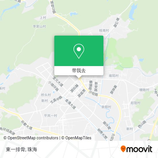東一排骨地图