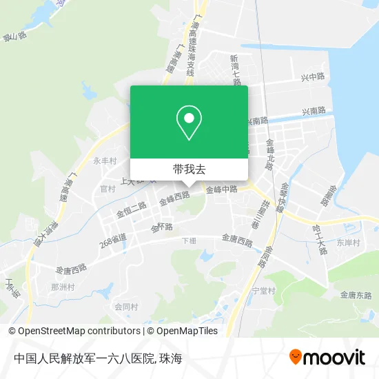 中国人民解放军一六八医院地图