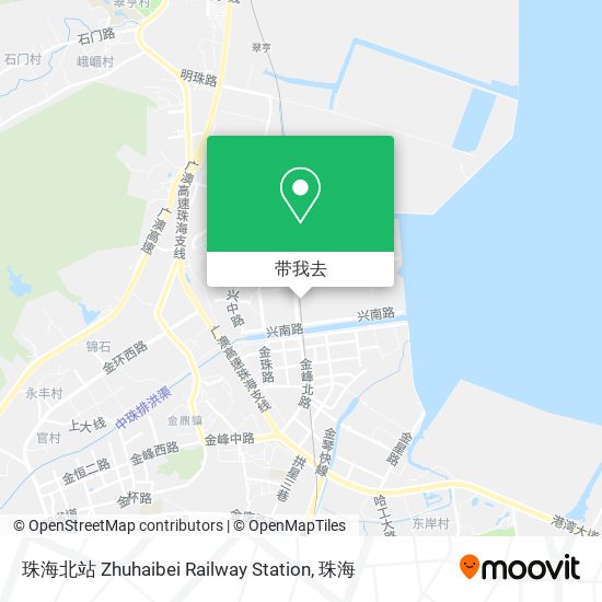 珠海北站 Zhuhaibei Railway Station地图