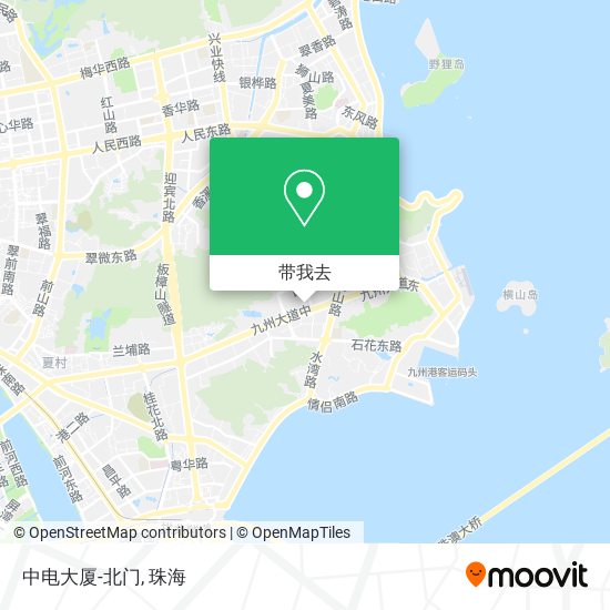 中电大厦-北门地图
