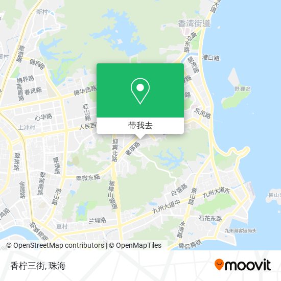 香柠三街地图