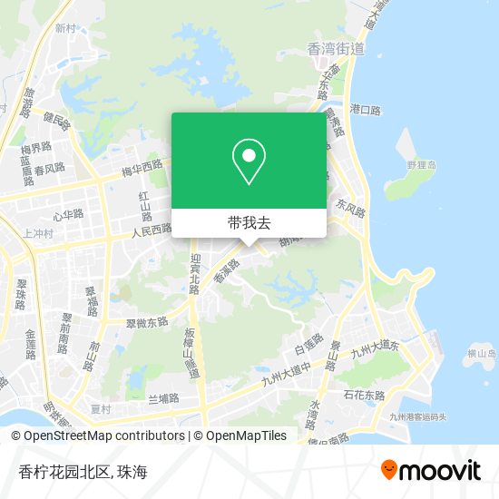 香柠花园北区地图