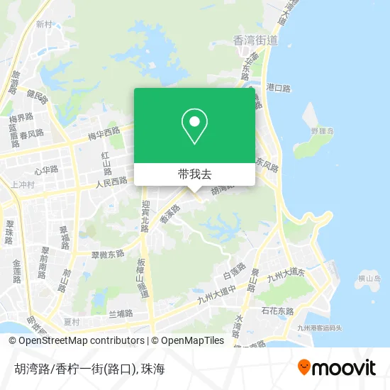 胡湾路/香柠一街(路口)地图