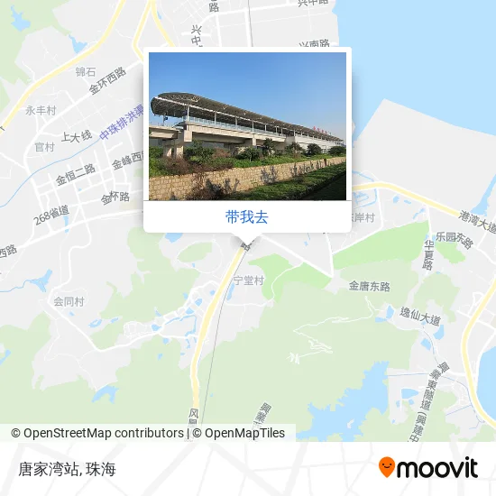 唐家湾站地图
