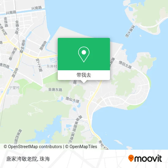 唐家湾敬老院地图
