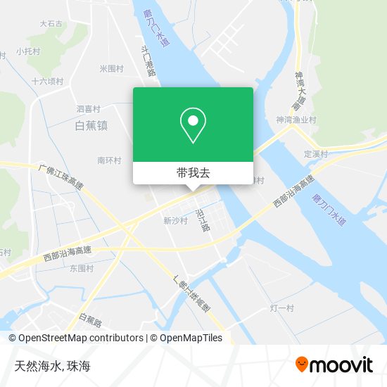天然海水地图