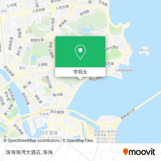 珠海海湾大酒店地图