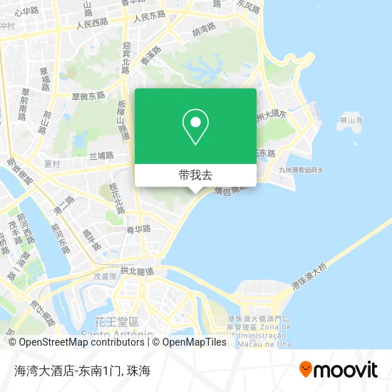 海湾大酒店-东南1门地图