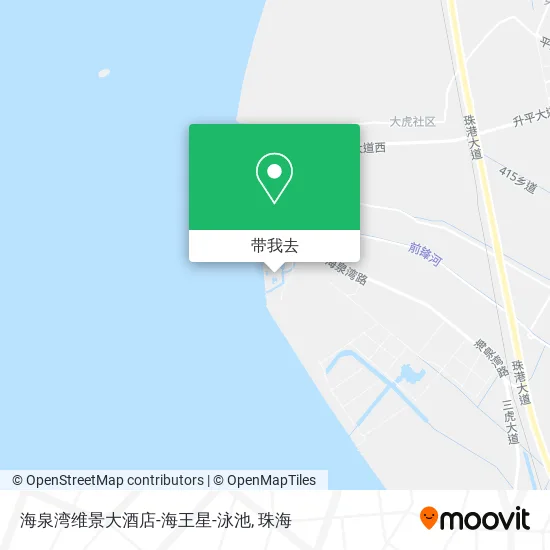 海泉湾维景大酒店-海王星-泳池地图