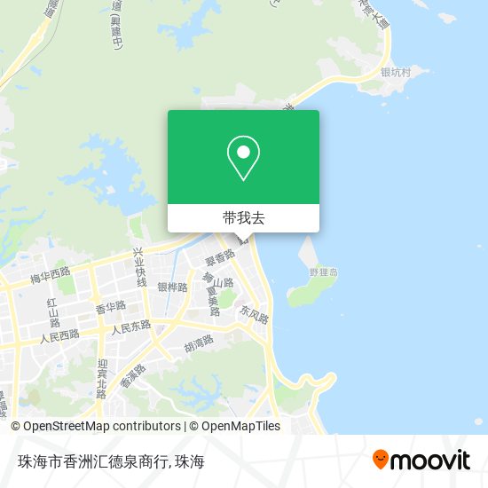 珠海市香洲汇德泉商行地图