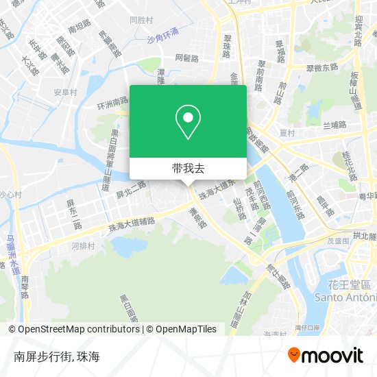 南屏步行街地图