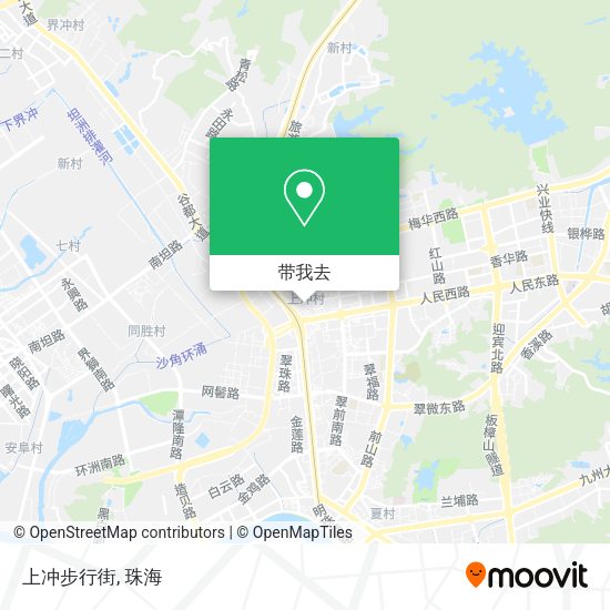 上冲步行街地图