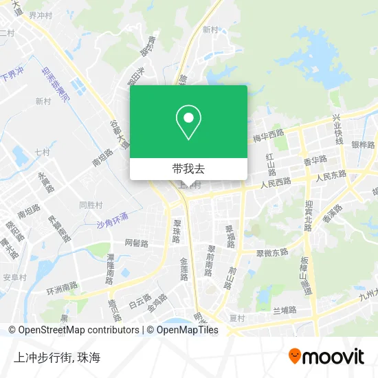 上冲步行街地图