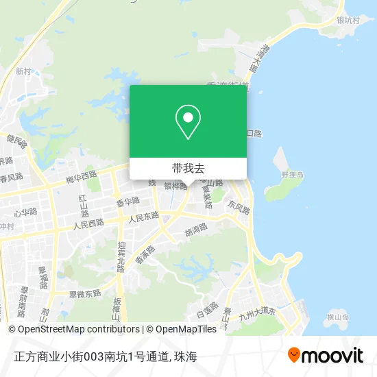 正方商业小街003南坑1号通道地图