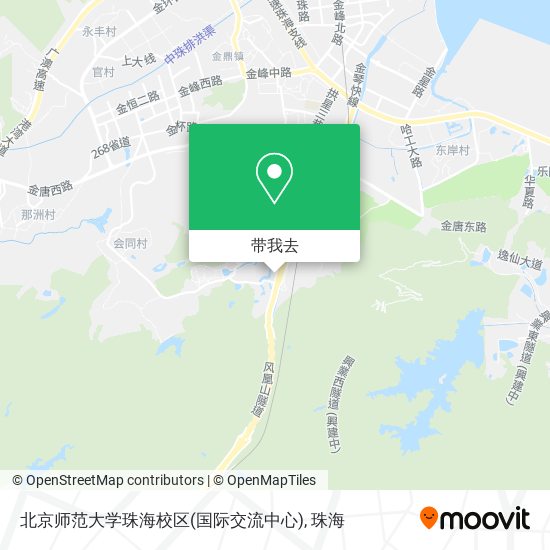 北京师范大学珠海校区(国际交流中心)地图