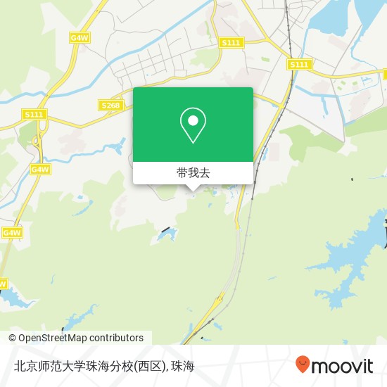 北京师范大学珠海分校(西区)地图