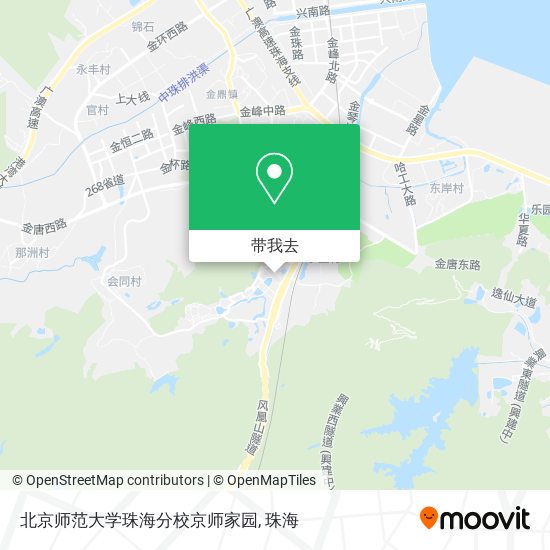 北京师范大学珠海分校京师家园地图