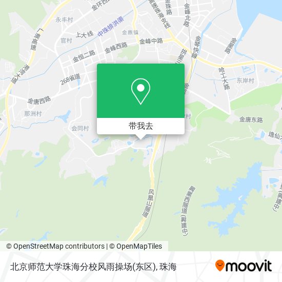 北京师范大学珠海分校风雨操场(东区)地图