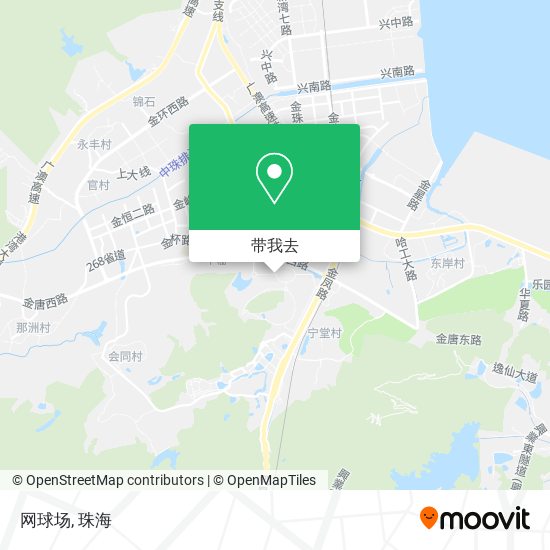 网球场地图