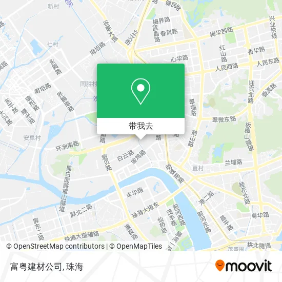 富粤建材公司地图