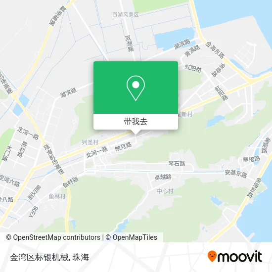 金湾区标银机械地图