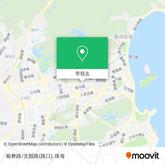 银桦路/文园路(路口)地图