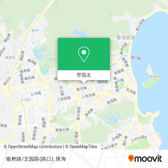 银桦路/文园路(路口)地图