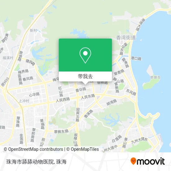 珠海市舔舔动物医院地图