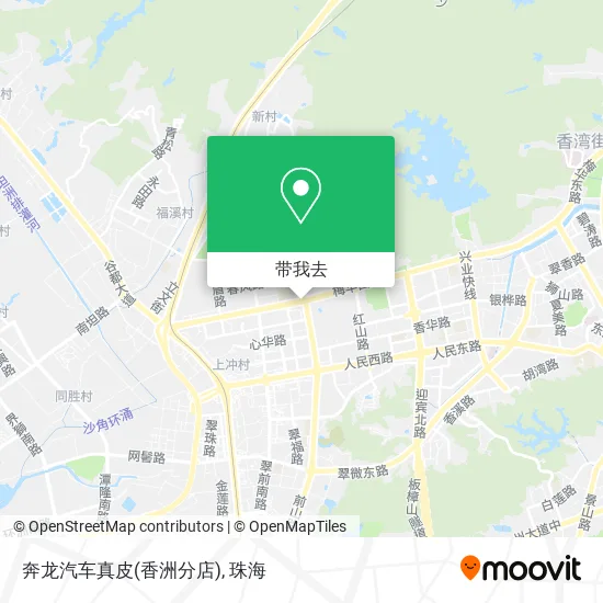 奔龙汽车真皮(香洲分店)地图