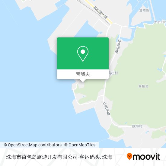 珠海市荷包岛旅游开发有限公司-客运码头地图