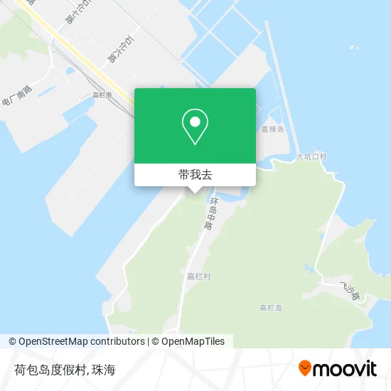 荷包岛度假村地图