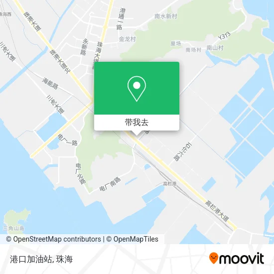 港口加油站地图