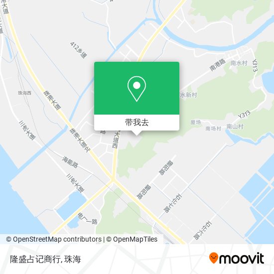 隆盛占记商行地图